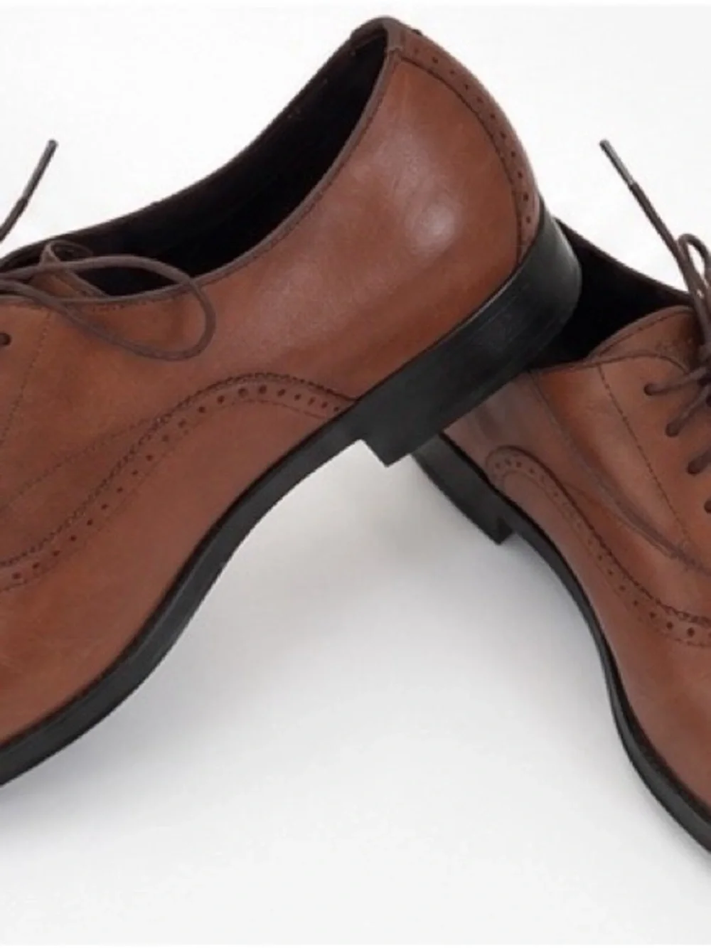 Cole Haan Grand 360 Brown Leather Cap Toe Oxfords 9.5M Waterproof